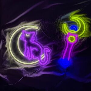 🌙 Sailor Moon LED Neon Sign Bundle 🌙